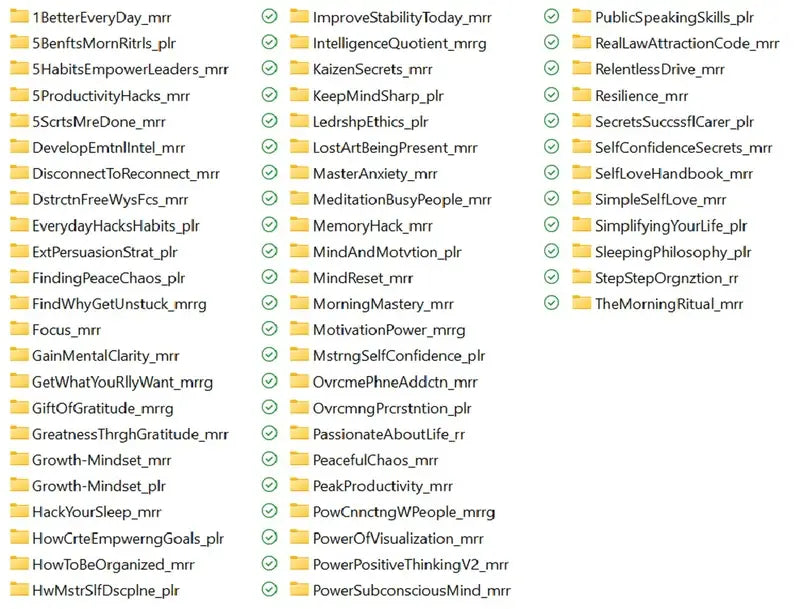 570+ Self-Help PLR eBooks and articles | Huge PLR Bundle W/ Resell Rights