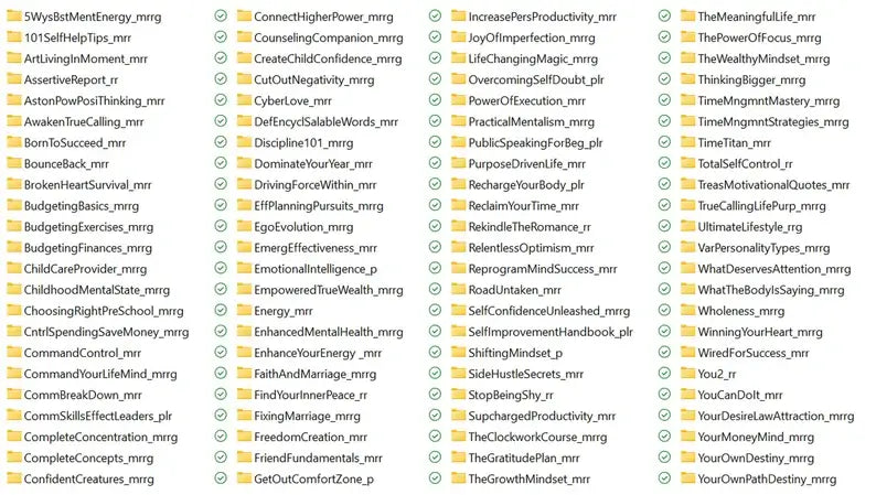 570+ Self-Help PLR eBooks and articles | Huge PLR Bundle W/ Resell Rights