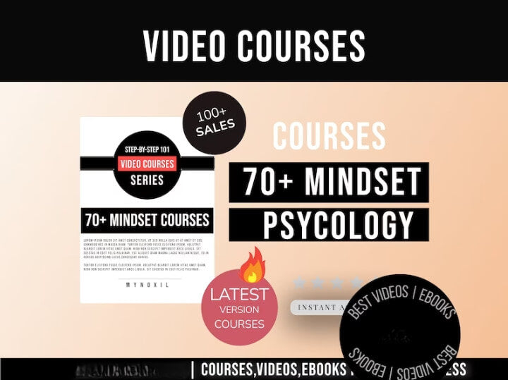 70+ Mindset Video Courses (with Resell Rights)